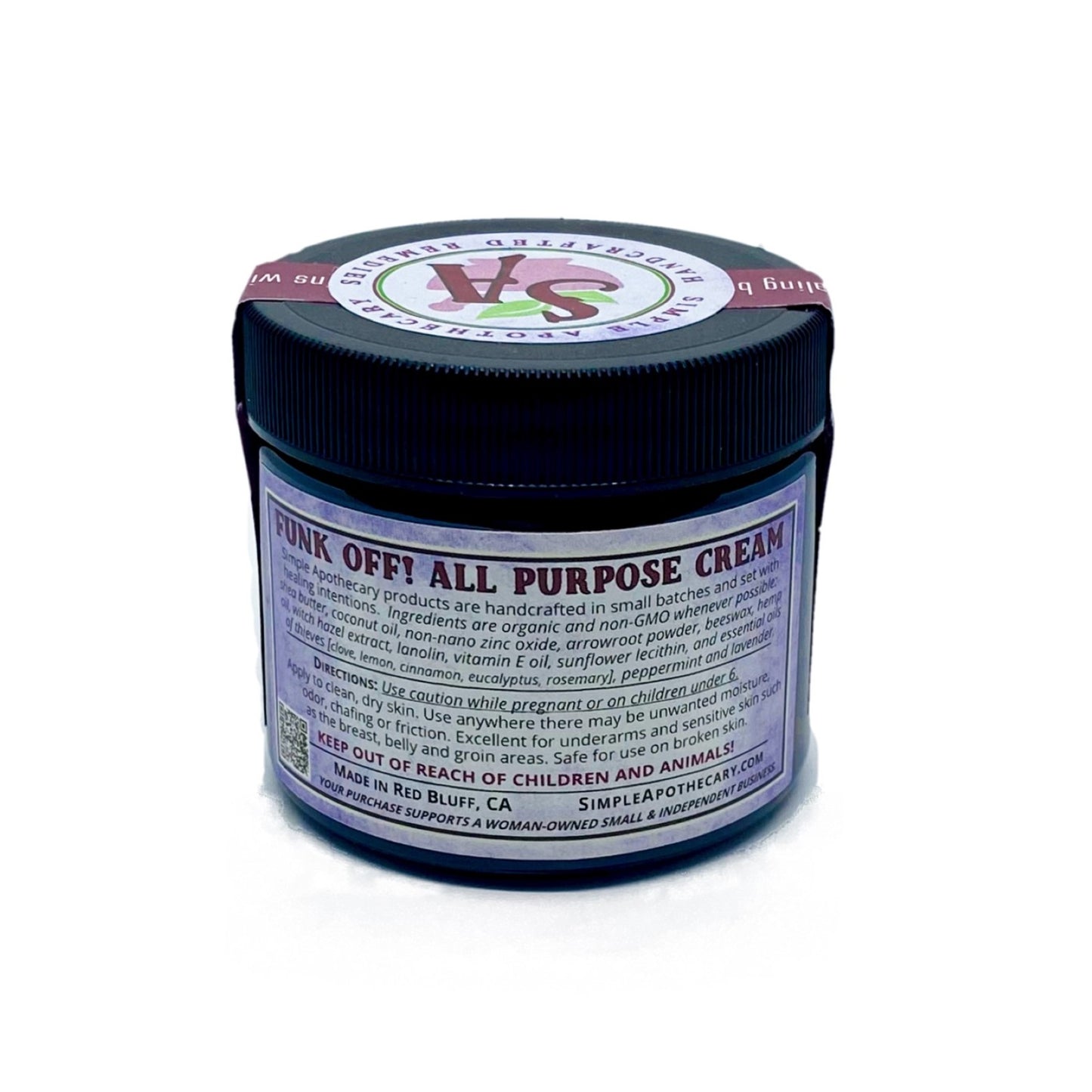 Funk Off 2.0 oz All Purpose After Shower Cream is Naturally Antibacterial and Antifungal
