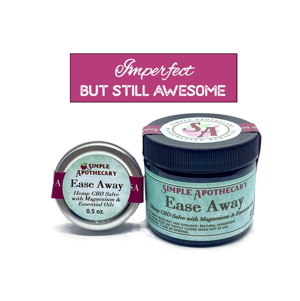 IMPERFECT: Ease Away Hemp CBD & Magnesium Salve with Essential Oils