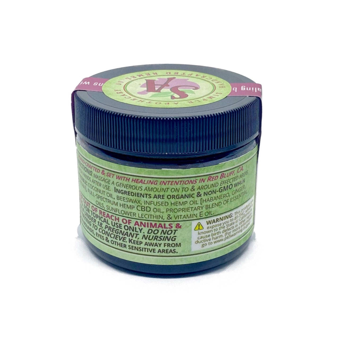 relEASE 250 uses organic ingredients and is made in Red Bluff, CA