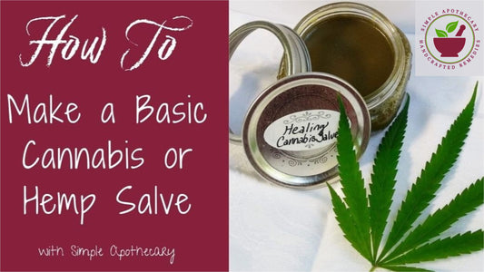 You can learn to make a basic cannabis salve or hemp CBD salve with this recipe.