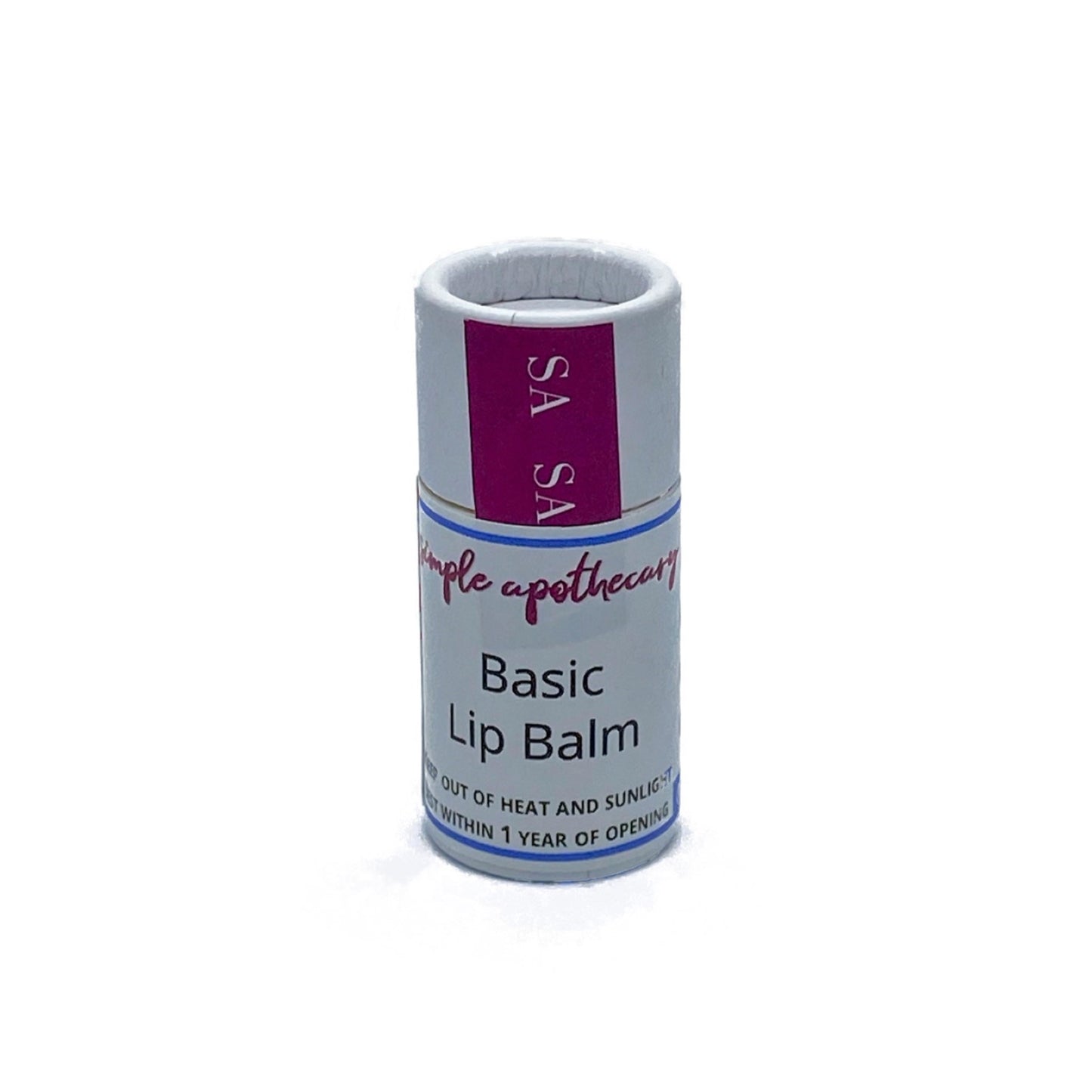 Basic Lip Balm is unflavored for lip health.